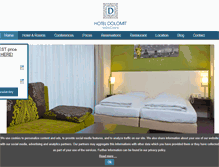 Tablet Screenshot of hotel-dolomit.de